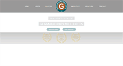 Desktop Screenshot of germantownmilllofts.com